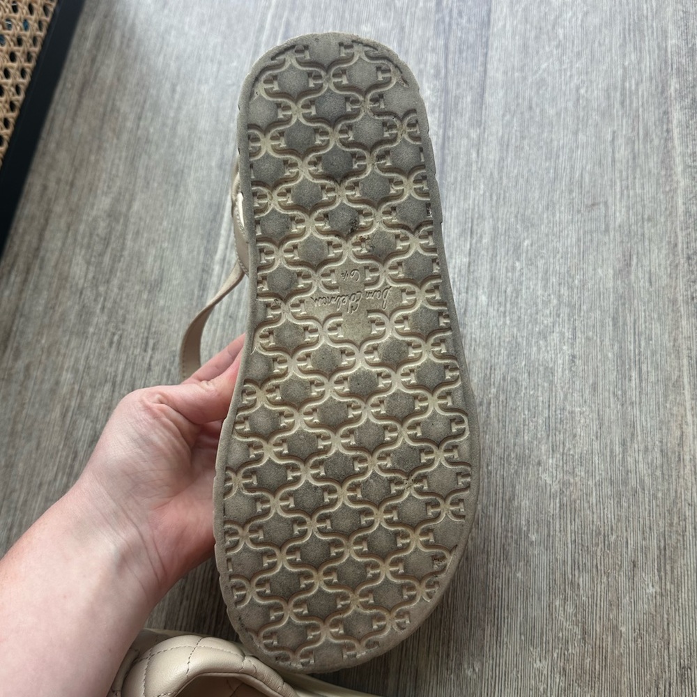 SAM EDELMAN GAVRIL PLATFORM SANDAL IN SUMMER SAND - Picture 7 of 8